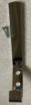 VAATEKOUKKU KROMIMETALLI 180 MM  *UUSI*
