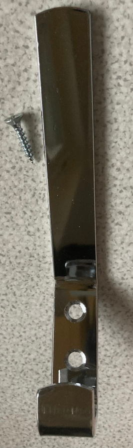 VAATEKOUKKU KROMIMETALLI 180 MM  *UUSI*
