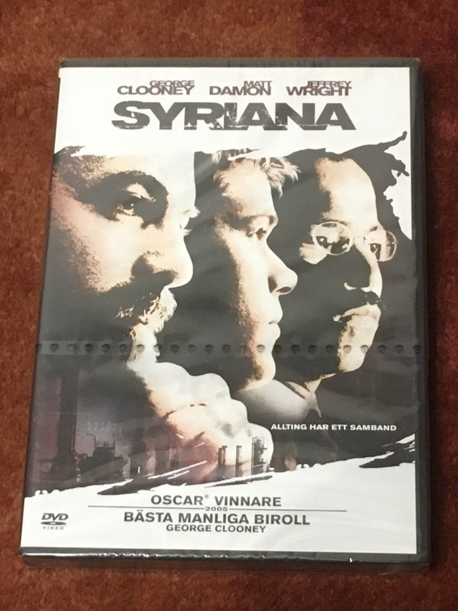 SYRIANA UUSI DVD (George Clooney, Matt Damon)