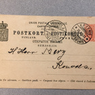 Postilähetys Ehiökortti Kouvolaan 1897 - pikkukuva 1