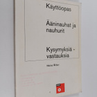 Heinz Ritter : Käyttöopas : ääninauhat ja nauhurit : kysy... - pikkukuva 1