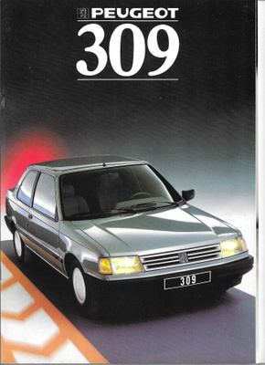 1988 Peugeot 309 esite - suom -  26 sivua - KUIN UUSI