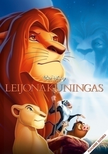 DVD: Leijonakuningas. Disneyn 39,klassikko. ( Kelmuissa)