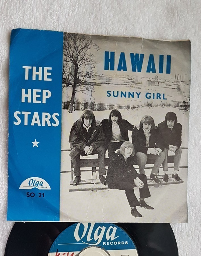 The Hep Stars – Hawaii / Sunny Girl 7" single