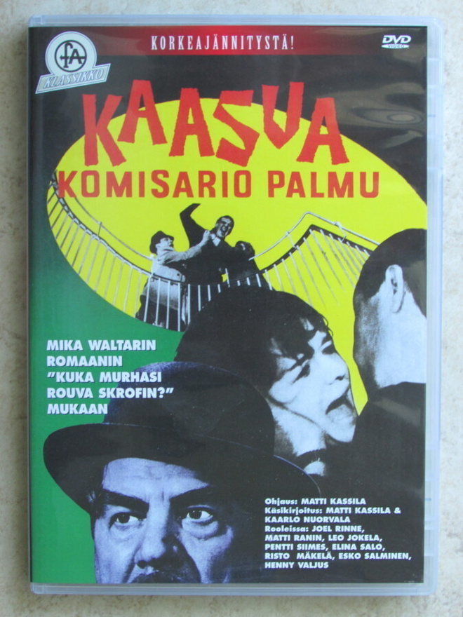 Kaasua, komisario Palmu, DVD.
