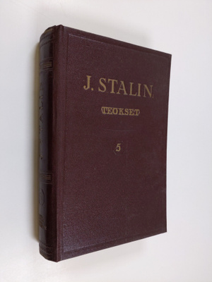 J. V. Stalin : Teokset 5 : 1921-1923