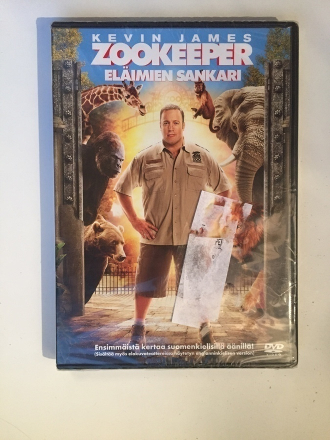 Zookeeper - eläimien sankari (DVD) Kevin James [UUSI!] 2011