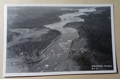 Oulujoki, Nuojua N:o 17, ilmakuvapvk, Velj. Karhumäki, 1946