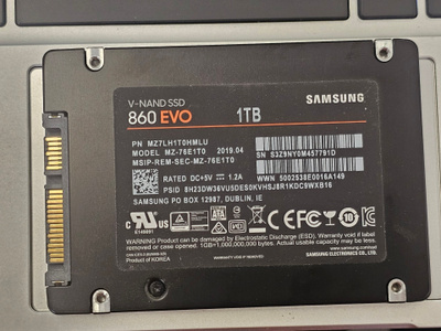 Samsung 860 EVO 1.0 Tb SSD (2.5" SATA)
