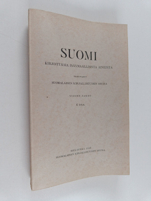 Suomi : kirjoituksia isänmaallisista aineista - 5. jakso,...