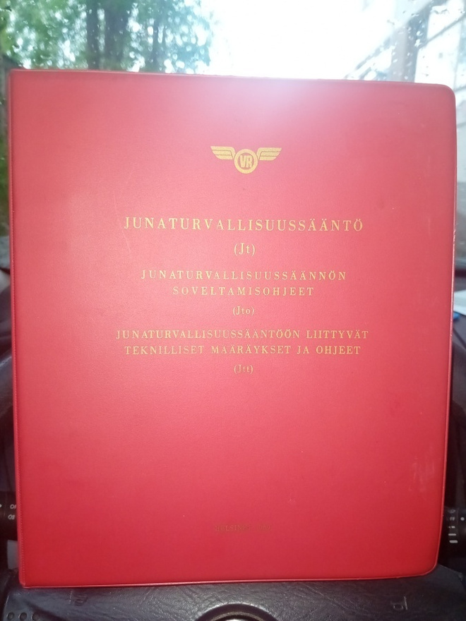 Junaturvallisuussääntö ym. 1969 ( SIS POSTIKULU  )