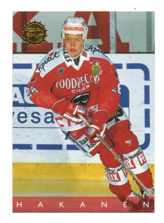 Jääkiekko n:o 366 TIMO HAKANEN. Ässät. Leaf 1995