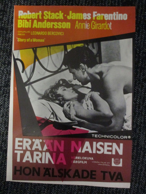 Erään naisen tarina (1970) - vanha elokuvajuliste