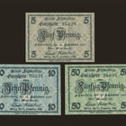 Saksa Notgeld 5, 10, 50 Pfennig, Schleiz 15.9.1918 - pikkukuva 1