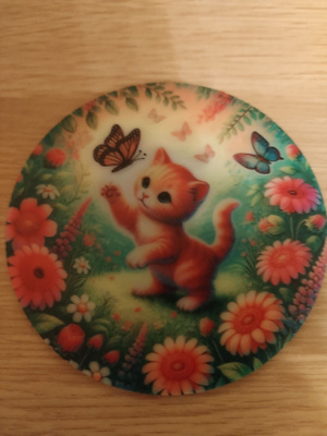 Kissa jääkaappi magneetti.