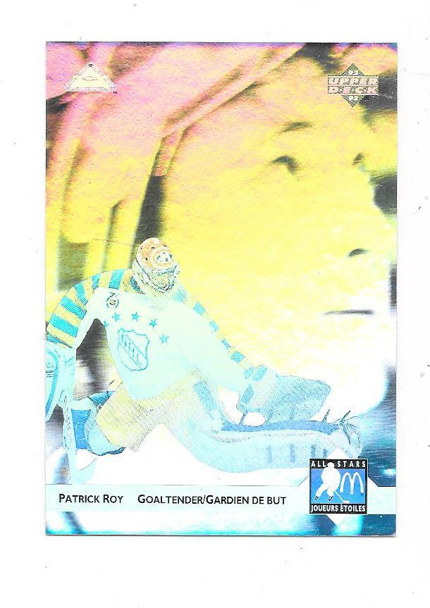 1992-93 McDonald`s UD HOLO #06 Patrick Roy Montreal Habs MV