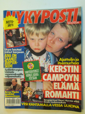 NYKYPOSTI LEHTI 12 / 1998 SISÄLLYSLUETTELO KUVA 2 ja 3