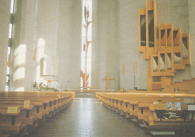 KIRKKOKORTTI - TAMPERE - KALEVAN KIRKKO - SISÄKUVA - 5