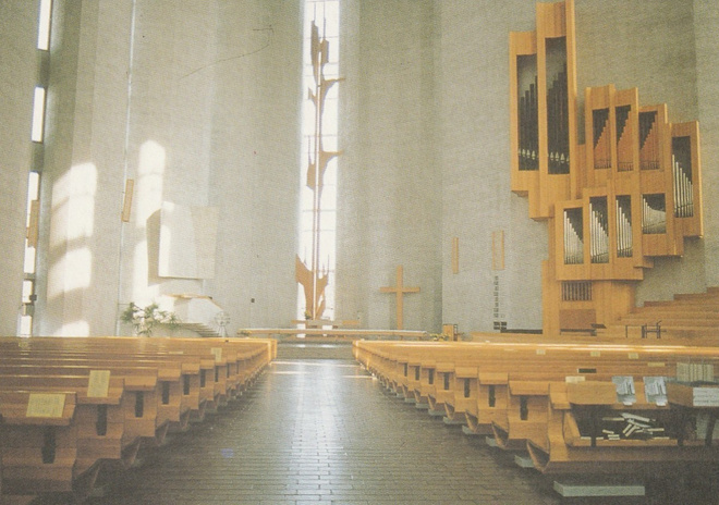 KIRKKOKORTTI - TAMPERE - KALEVAN KIRKKO - SISÄKUVA - 5