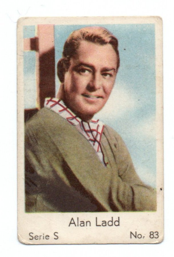 Purkkakuva Serie S n:o 83 ALAN LADD Purukumikuva