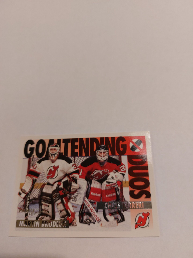 1994-95 Topps Premier #83 Martin Brodeur/Chris Terreri DUO
