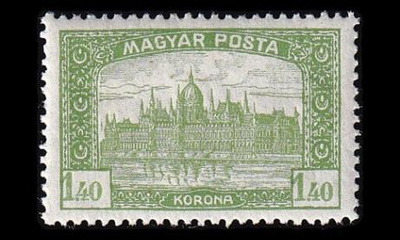 Unkari 256 * Parlamenttirakennus 1.40 Kr (1919)