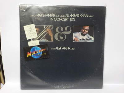 RAVI SHANKAR/ USTAD ALI AKBAR.. - IN CONCERT 1972 M-/EX+ 2LP