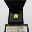 KERÄILYKAPPALE! Suomen vaakuna 100v KULTAMITALI (9k) - pikkukuva 1