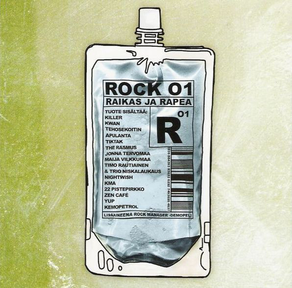 Rock 01 :  Raikas ja Rapea  -  Eri Esittäjiä  -  CD