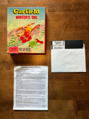 Garfield: Winter's Tail - C64 / Commodore 64 disketti, box