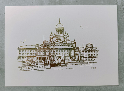 Helsinki, Taitto kortti, Joulukortti