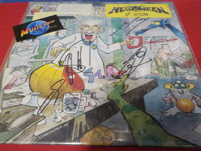 HELLOWEEN - DR. STEIN VG/EX+ LP NELJÄLLÄ NIMMARILLA