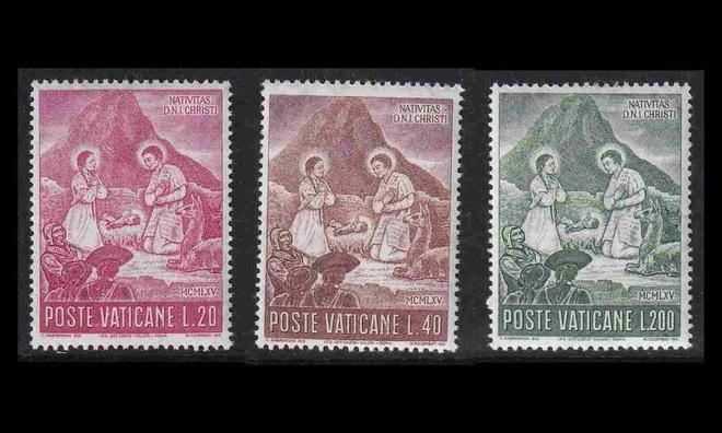 Vatikaani 487-9 ** Joulu (1965)