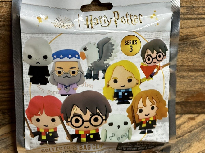 HARRY POTTER BAG CLIP SERIES 3	(50 145)	3d yllätys hahmo