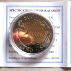 SUOMEN ITSENÄISYYS 90v.2007 juhlaraha Proof - pikkukuva 2