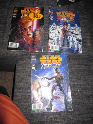 STAR WARS lehtiä v 2000 kolme kpl