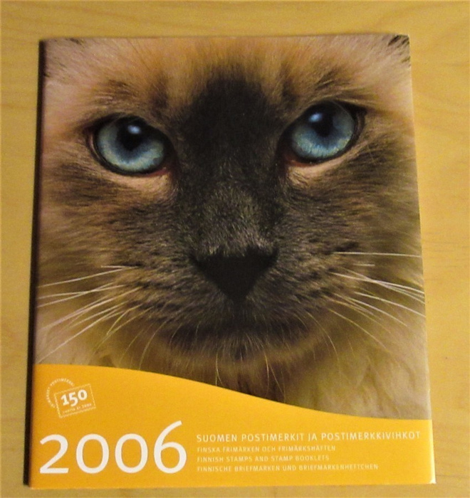 2006 tyhjennetty Suomen postimerkit ja postimerkkivihkot