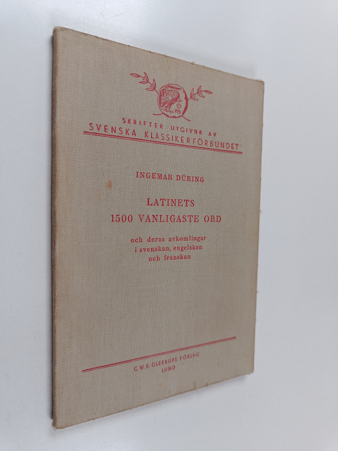 Ingemar During : Latinets 1500 vanligaste ord och deras a...