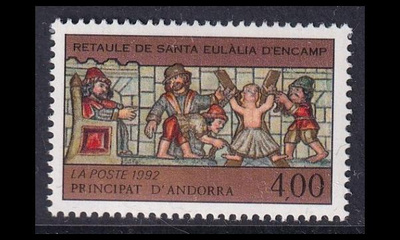 Andorra Fr 443 ** Uskonnollista taidetta (1992)