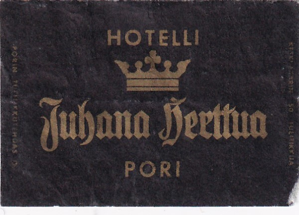 Pori, Hotelli Juhana Herttua   , s73