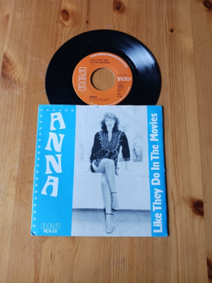 Anna – Like They Do In The Movies 7" orig 1981 Synth-pop