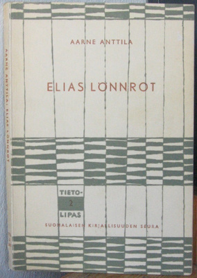 Aarne Anttila: Elias Lönnrot, SKS 1962. 2p. 106 s.