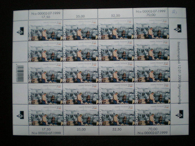 ** Postimerkkiarkki LaPe 1505