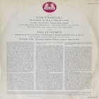 Strawinsky/Hindemith - Sotilaan tarina/Viulukonsertto LP - pikkukuva 2