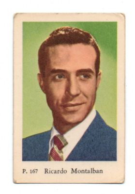 Purkkakuva P. n:o 167 RICARDO MONTALBAN