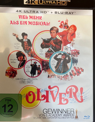 Oliver! (Carol Reed) 4K UHD / Blu-Ray Suomitekstit