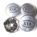 Kia vannekeskiöt – Kia, Kromi-Hopea – 60mm (4kpl sarja) - pikkukuva 1