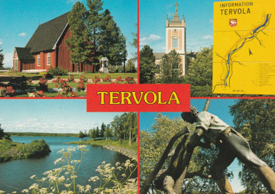 KIRKKOKORTTI - TERVOLAN KIRKKO - 2