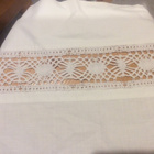 Wanha valkoinen pitsilakana, monogrammi - pikkukuva 3
