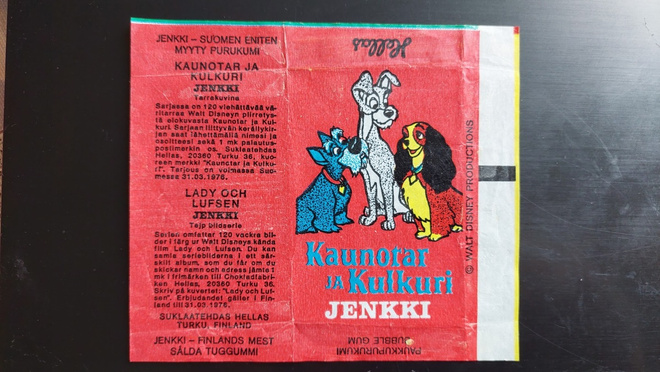 Kaunotar ja Kulkuri - punainen